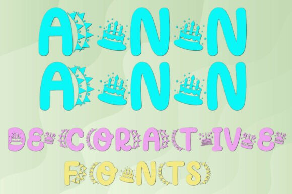 Annann: A Playful Decorative Font for Small Business Branding
