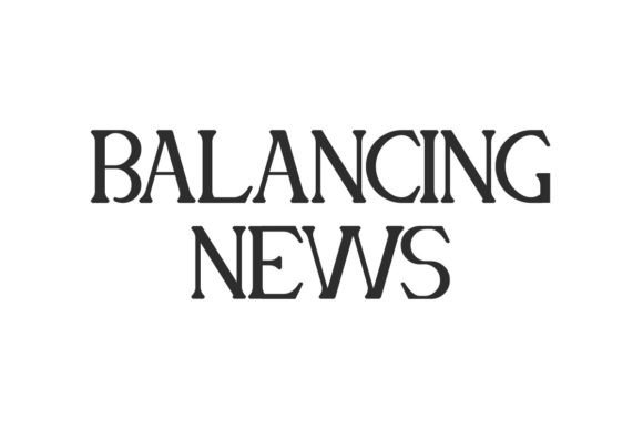 Balancing News: A Refined Serif Font for Editorial Design