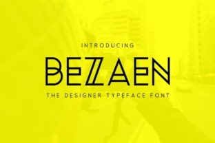 Bezaen: A Minimalist Sans Serif Typeface for Modern Editorial Design