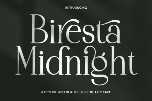 Biresta Midnight: The Serif Font That Elevates Campaigns