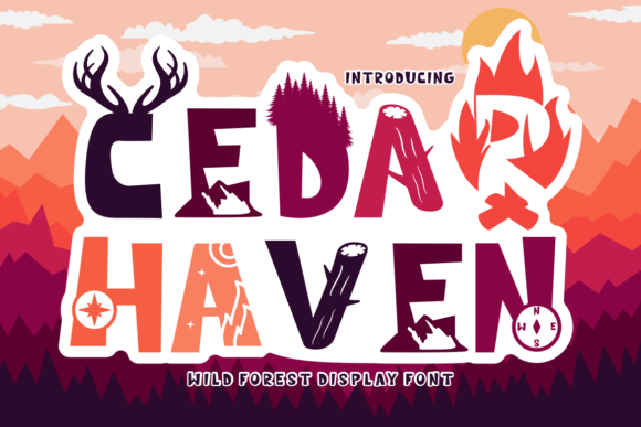 Cedar Heaven: A Playful Display Font for Your Brand