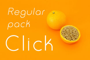 Click Regular Pack: A Clean Sans Serif Font for Branding