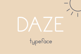 Daze: A Laid-Back Sans Serif Font for Handmade Brands