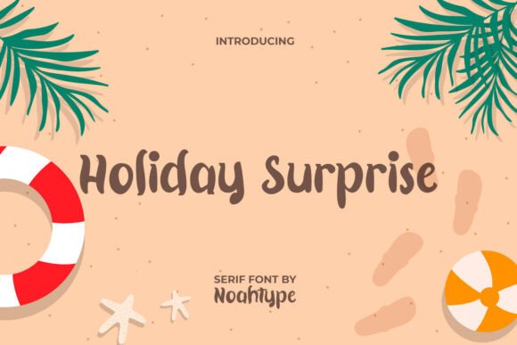Designing with Holiday Surprise: A Fun Serif Font for Branding