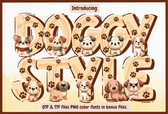 Doggy Style Font: The Perfect Typeface for Pet Crafts