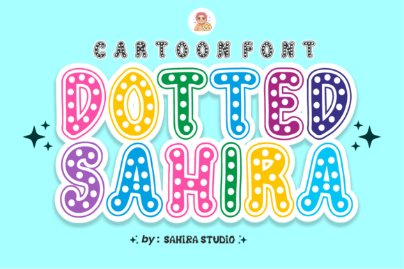 Dotted Sahira: A Playful Display Font for Editorial Design
