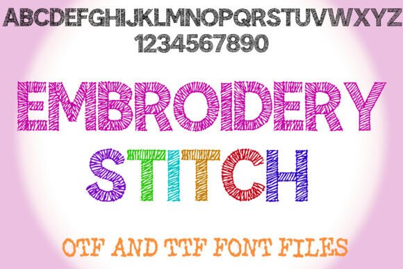 Elevate Your Campaigns with the Embroidery Stitch Typeface