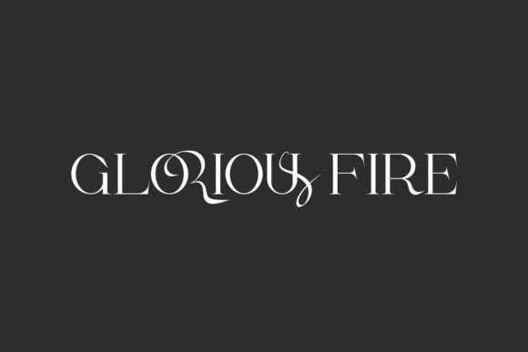 Glorious Fire Font: Elevating Small Business Branding