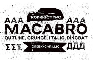 Macabro: A Bold Sans Serif Font for Unique Brand Identity