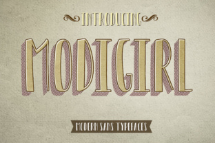 Modigirl Sans: A Playful Typeface for Bold Campaigns