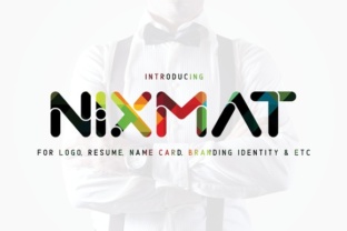 Nixmat: A Minimalist Sans Serif Font for Makers