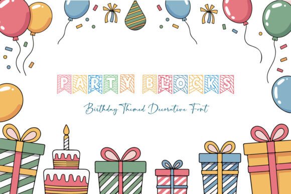 Party Blocks Typeface: A Playful Font for Web Design