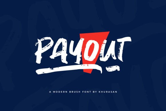 Payout: The Modern Brush Font for Scroll-Stopping Designs