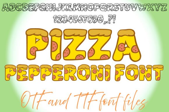 Pizza Pepperoni Font: A Tasty Typeface for Bold Marketing