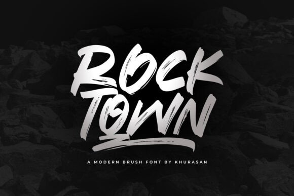 Rocktown: A Modern Script Font for Small Business Branding