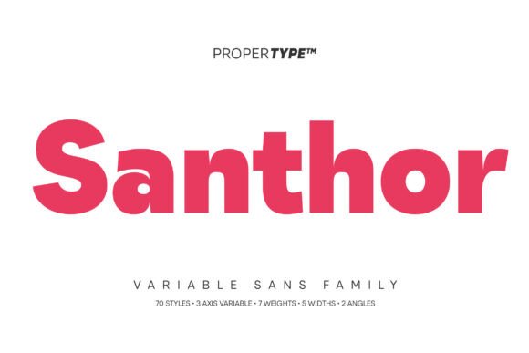 Santhor: A Versatile Typeface for Professional Branding