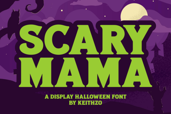 Scary Mama: A Spooky Serif Font for Bold Branding