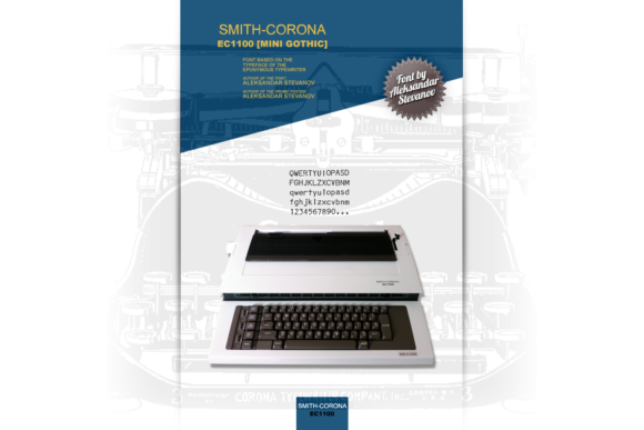 Smith-Corona EC1100 Mini Gothic: A Font for Polished Brands
