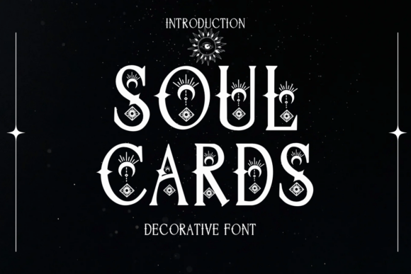 Soul Cards: A Mystical Decorative Font for Crafters