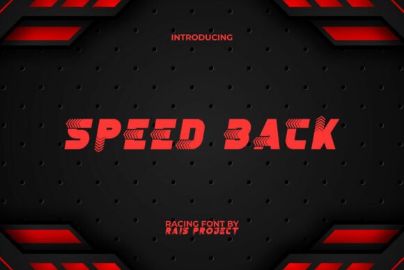 Speed Back Font: A Racing Typeface for Bold Branding