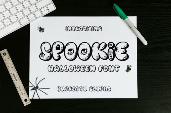 Spokie: A Playful Halloween Typeface for Branding