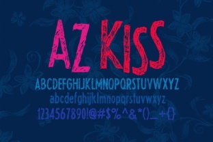 Upgrade Your Brand with AZ Kiss: A Playful Sans Serif Font